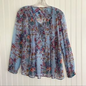 Lucky Brand boho style top SIZE XS